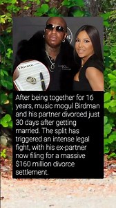 16 Years Together, 30 Days Married, $160 Million Divorce #shorts