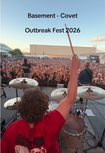 Outbreak Fest 2026: Epic Drums Moment from Basement - Covet