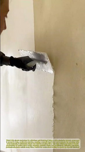 Effortless Drywall Skimming Magic #Plastering #Drywall