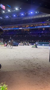 Jessica Springsteen and Don Juan van de Donkhoeve go clear in R1 of the LGCT Super Grand Prix in Prague ❤️#PraguePlayoffs #Prague2023 #LGCT #ShowJumping #Equestrian #Longines | Longines Global Champions Tour