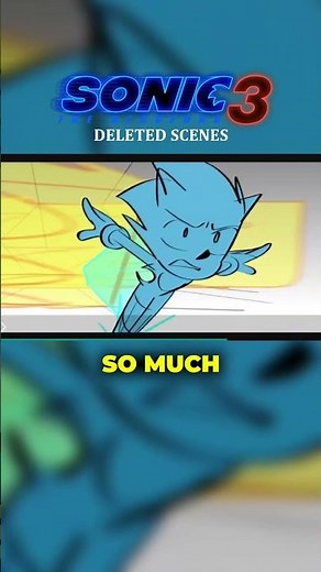 LEAKED Sonic 3 Deleted Scene Reveal a Shadow vs. Sonic Fight! 🔥 #sonic
