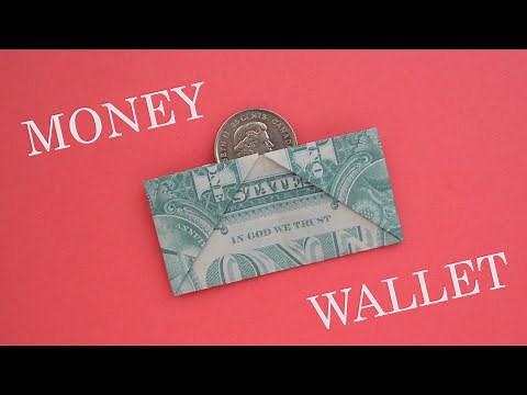Cool MONEY WALLET for your coins | Easy Dollar Origami | Tutorial DIY by NProkuda