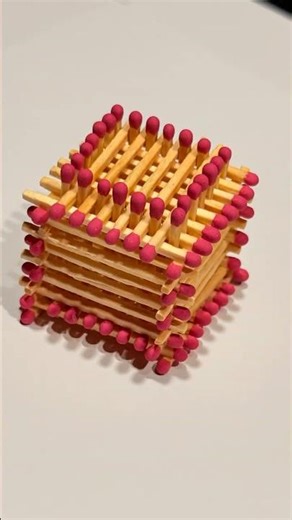 Matchstick Cube Experiment