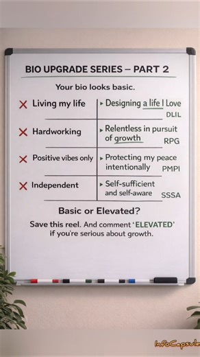 Upgrade Your Instagram Bio | Stop Writing Basic Bios | Smart English #shorts