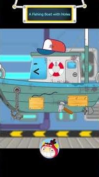 A Fishing Boat with Holes 2 | Easy Clean Repair Shop | REDMON #forkids #shorts