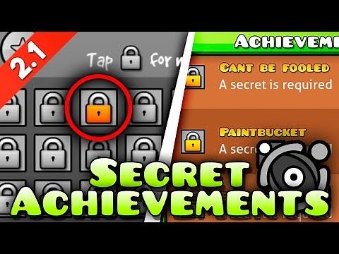 UNLOCK ALL SECRET ACHIEVEMENTS (Geometry Dash 2.1)