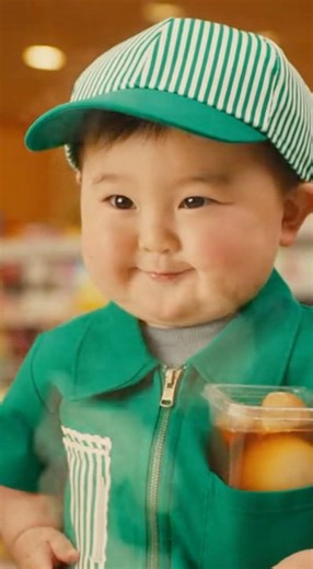 『可愛いおでんのサービス🈂️🍢』#赤ちゃん #あかちゃん #赤ちゃんのいる生活 #あかちゃんのいる生活 #コンビニ #aibaby