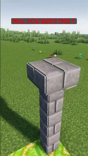 Minecraft Easy Working Trampoline #minecraft #minecraftshorts