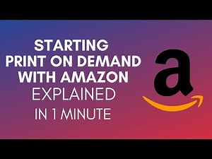 How To Start Print On Demand With Amazon (2025)