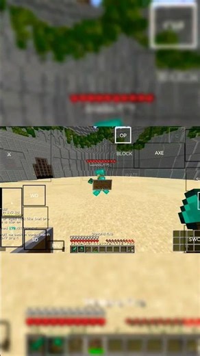 betting a Minecraft player in server.