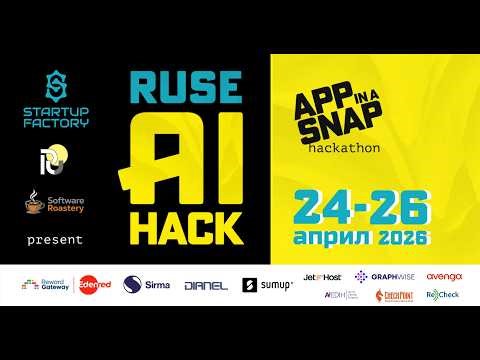 RUSE AI HACK ’26 - първият 48-часов AI хакатон в Русе.
