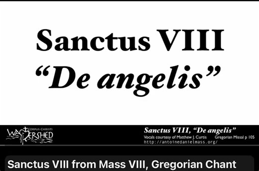 Sanctus libera is a masterpiece but Gregorian chant remains my all time favorite ❤️ Seasoned Catholics will agree with me