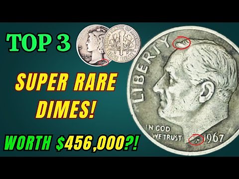 Top 3 Super Rare Dimes Worth Big Money – Find These Valuable Dimes in Circulation!