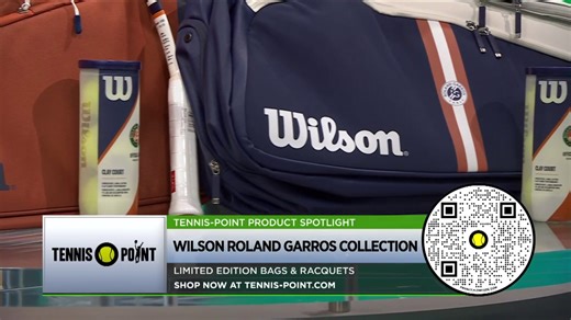 Tennis Channel Live shows off the new 2023 limited edition of the Wilson Roland Garros Collection from Tennis Point.