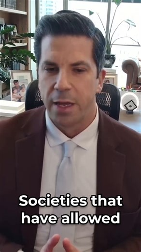 Societies that have allowed Jews to flourish—and there is no better example of this than the United States—are societies that have thrived and flourished, and that's because the same value system that Jews believe in, a value system of study, of service, of law, of justice, and of meritocracy above all else, is the same value system that we have found creates value, wealth, and flourishing in civilized societies.Those values are aligned with the values of the West, and in particular the West's p