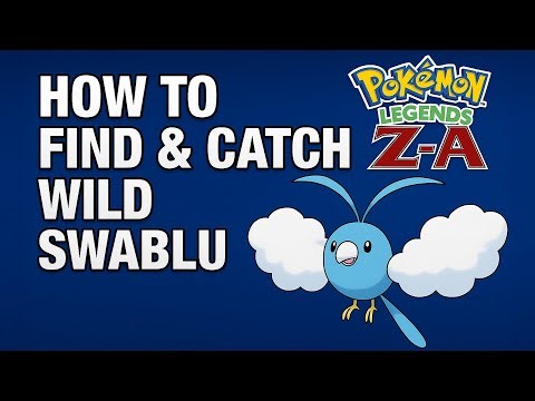How to Find & Catch Wild Swablu in Pokemon Legends Z-A - Location & Catch Guide