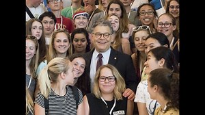 Al Franken, comedian-turned-senator, takes on Donald Trump, TV-star-turned-president