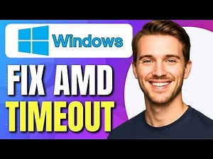 How To Fix AMD Timeout Has Occurred Error in Windows 10 or 11 | Easy Tutorial