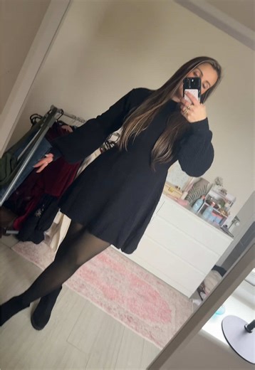 Cozy Knitted Jumper Dress for Winter Fashion