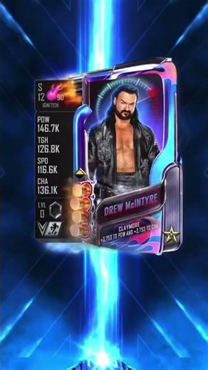 PERFECT PRO FULLY MAX IGNITION DREW MCINTYRE #wwesupercard