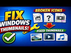 ✅ Fix Broken Icons in Windows ✅