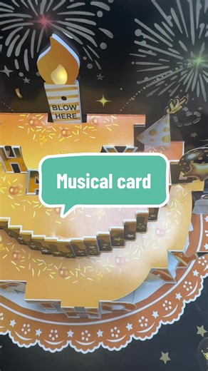 This card is not normal watch what happens when you open it #popupcard #interactivecards #cardhacks#birthdaygift##musicalcard @Viva.Case.UK