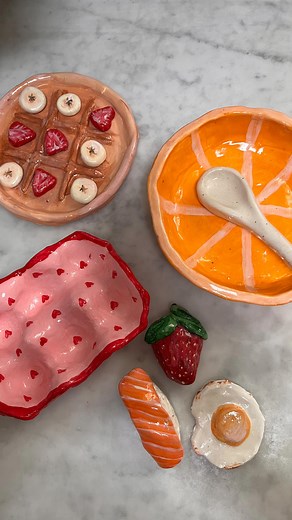 Ruth Randall on Instagram: "I’m starting a new series and showing you how to make DIY gifts for the holidays! This one is super beginner friendly, affordable, and fast. I used the Crayola air dry clay, acrylic paint, and a gloss finish. The magnet stickers are from Amazon. These things took me a couple hours, start to finish. I love them! which is your favorite? I did not come up with the tic tac toe board idea, I’ve seen them all over Pinterest. Save for later and comment for part 2! love you a