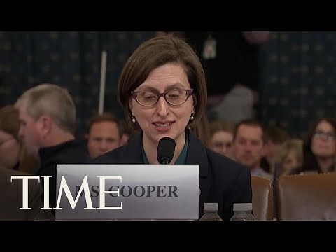 Deputy Assistant Secretary Of Defense Laura Cooper Testifies At Trump's Impeachment Inquiry | TIME
