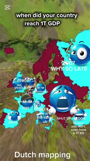 Countries That Reached 1 Trillion Dollar GDP