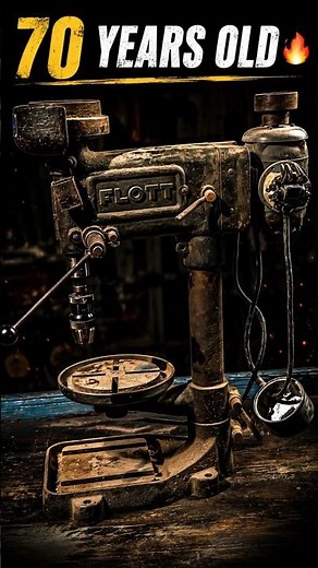 70 years old Drill Press - Restoration #restoration
