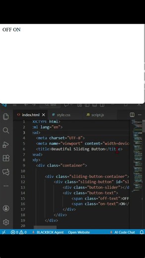 Sliding Button Animation In JavaScript