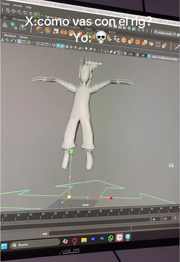Rig de Personaje en Maya 3D: Proceso Creativo