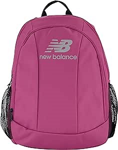 New Balance Laptop Backpack, Commuter Travel Bag for Men and Women, Burgundy, 19 Inch