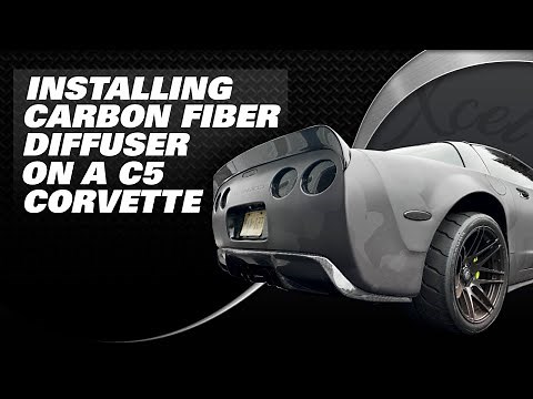 Installing a Carbon Fiber Diffuser on a C5 Vette