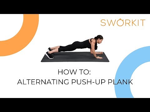 Alternating Push Up Plank Exercise