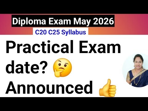Diploma Practical Exam date#Practical exam Time table#diploma practical exam date#Practical exam