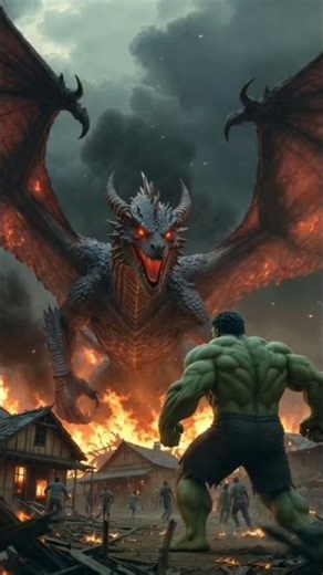 Hulk vs Dragon: The Most Incredible Battle Ever 🐉💚