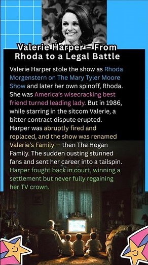 Valerie Harper – From Rhoda to a Legal Battle #ValerieHarper #ClassicTV #1980sTV