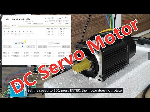 DC servo motor controlled by computer