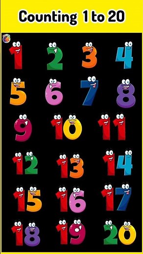 Counting from 1 to 20||number counting song for children #staylittlechannel #kidslearning