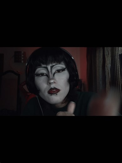 Goth gives you a silent lavender spa treatment!💜 #asmr #asmrvideo #asmrtiktok #gothgirl #asmrroleplay