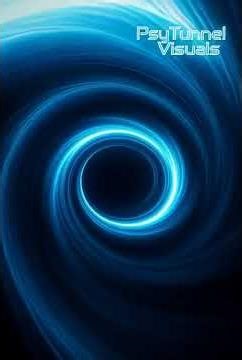 Electric Blue Vortex Funnel – Extreme Inward Zoom | Hypnotic Psychedelic Loop