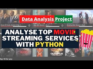 Data Analysis PROJECT : Analyse The Top Movie Streaming Services With Python | NETFLIX vs Others