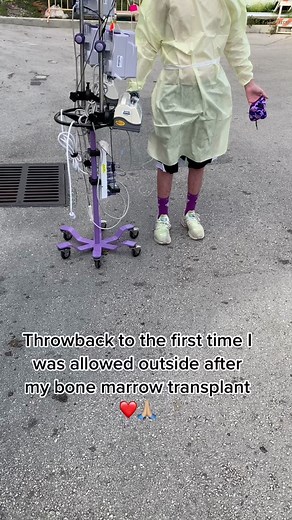First Time Outside After Bone Marrow Transplant