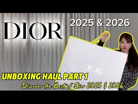 DIOR UNBOXING haul 2025 & 2026 Part 1| Discover The Best Sold-Out Dior Bag 2025!