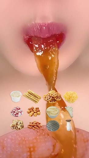 마라탕 5단계 입술계 먹방 ASMR | 틴트색은 마라 5호