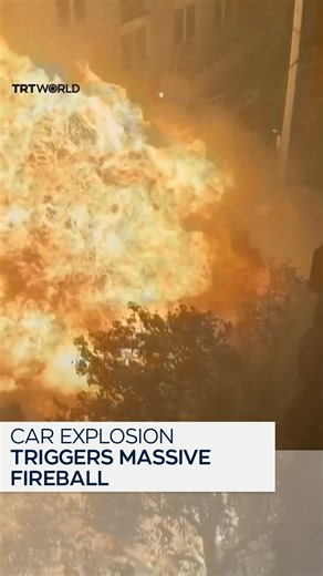 A car explosion triggered a massive fireball in New York’s Bronx on November 5. Officials reported seven firefighters were injured. | TRT World