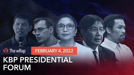 6K views · 195 reactions | Top presidential aspirants, except Bongbong Marcos, highlight their platforms and stand on pressing issues during a virtual Presidential Forum organized by the Kapisanan ng mga Brodkaster ng Pilipinas, Friday, February 4. Updates: https://www.rappler.com/nation/elections/panata-bayan-kapisanan-brodkaster-pilipinas-presidential-candidates-forum-2022/ | Rappler | Facebook
