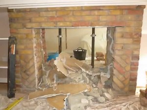 Yeoman Double Sided Stove Installation