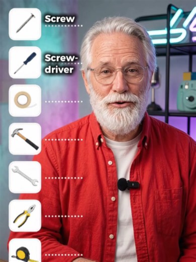 🔧 **7 Tools – Easy English for Beginners** 👇 **Which tool do YOU use most? Comment below!** #LearnEnglish #ToolVocabulary #ESL #EnglishForBeginners #33Flowerz #LearnEnglish #RealEasyEnglish